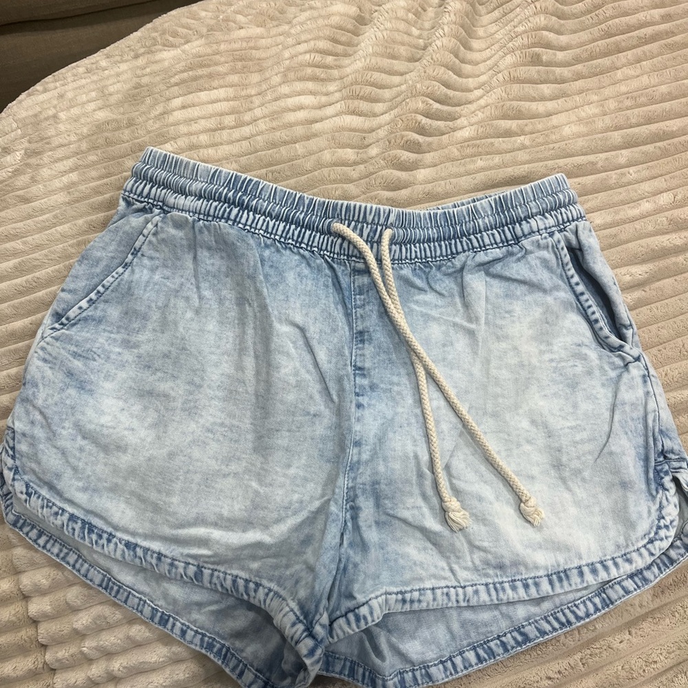 Aerie Light Blue Denim Women's Shorts
